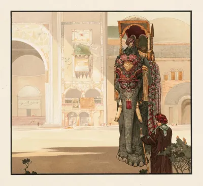 Elephant With Trappings 2