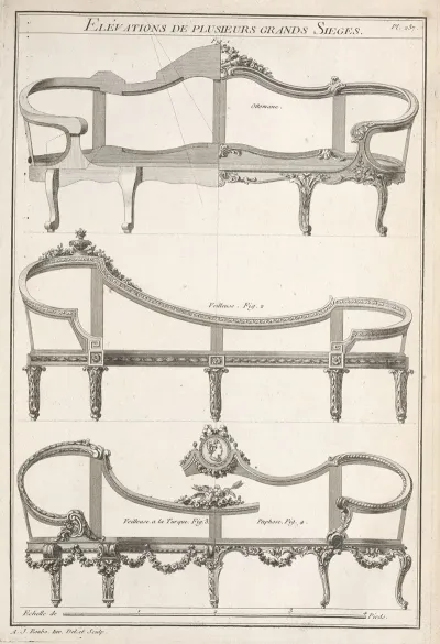 Elevations De Plusieurs Grands Sieges
