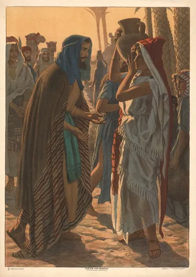 Eliezer And Rebekah 3