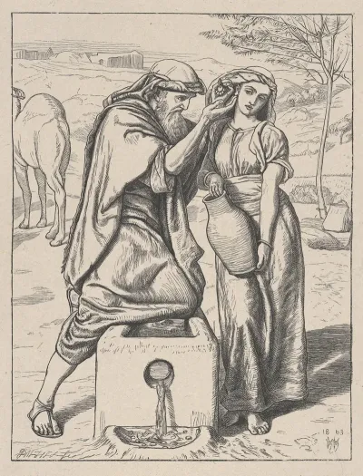 Eliezer And Rebekah At The Well