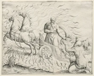 Elijah Ascends To Heaven