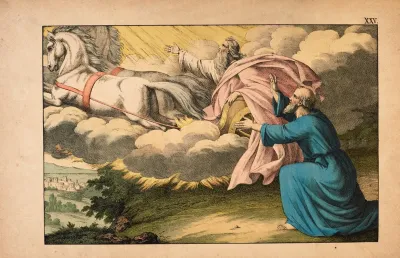 Elijah On Mount Carmel The Chariot Of Fire