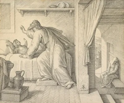 Elijah Revives The Son Of The Widow Of Zarephath