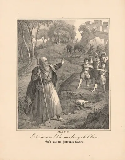 Elisha And The Mocking Children