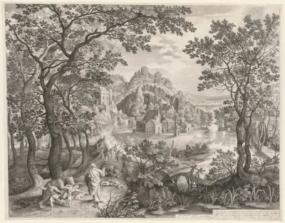 Elisha Cursing The Children Of Bethel Who Are Being Devoured By The Bears