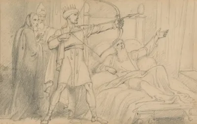 Elisha On His Death Bed