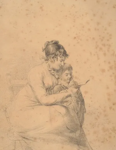 Eliza P Smith Teaching John His Lesson