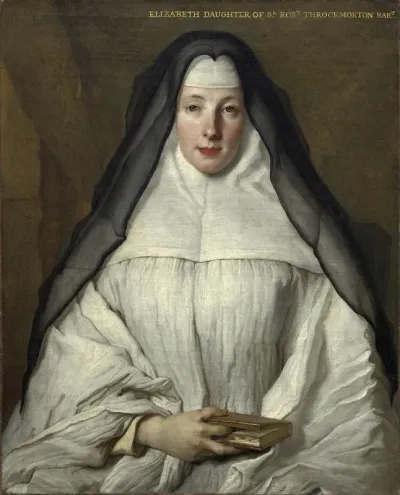 Elizabeth Throckmortoncanoness Of The Order Of The Dames Augustines Anglaises