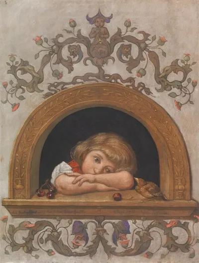 Ella Am Halbrunden Fenster
