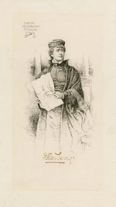 Ellen Terry As Portia The Merchant Of Venice