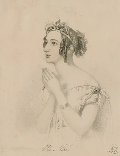 Ellen Tree As Clemanthe In Talfourds Ion Act 5 Scene 2 O I Do