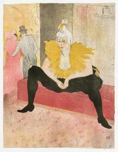 Elles The Seated Clown Mlle Cha U Ka O