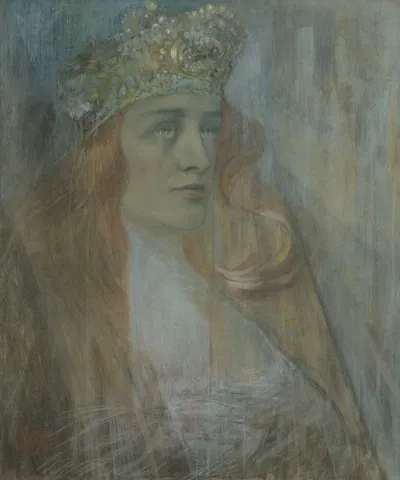 Elsa Heldin Uit De Opera Lohengrin Van Richard Wagner