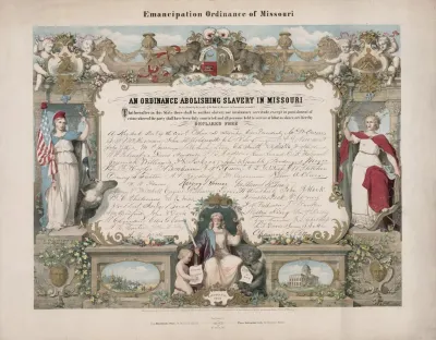 Emancipation Ordinance Of Missouri An Ordinance Abolishing Slavery In Missouri 2