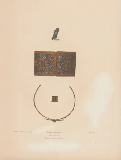 Emaux Cloisonnes Egyptiens