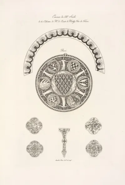 Emaux Du Xiiie Siecle De La Collection De Mr Le Comte De Mailly Pair De France