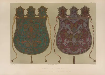 Embroidered Bags From Greece