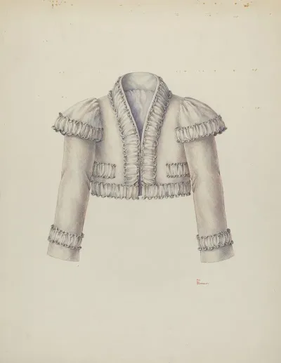Embroidered Bolero Jacket