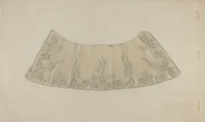 Embroidered Lace Collar