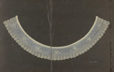 Embroidered Linen Collar 3