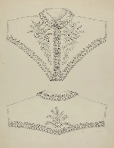 Embroidered Night Gown