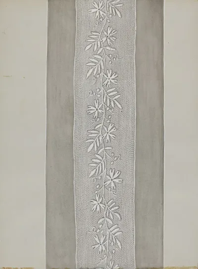 Embroidered Panel For Sleeve