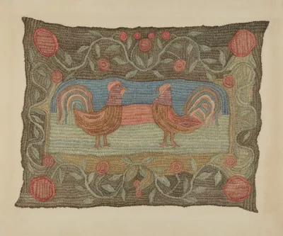 Embroidered Rug
