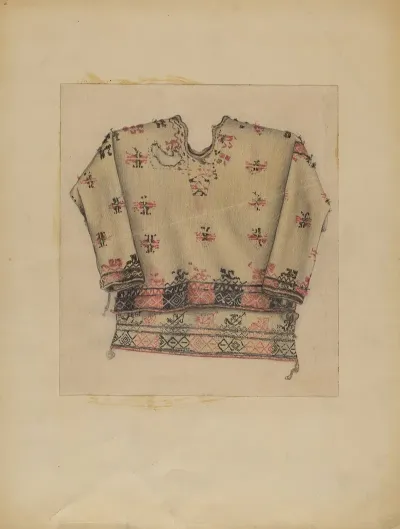 Embroidered Womans Dress