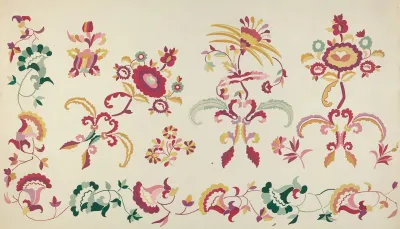 Embroidery From Bedspread
