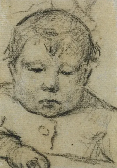 Emil Gauguin As A Child Right Hand Forward