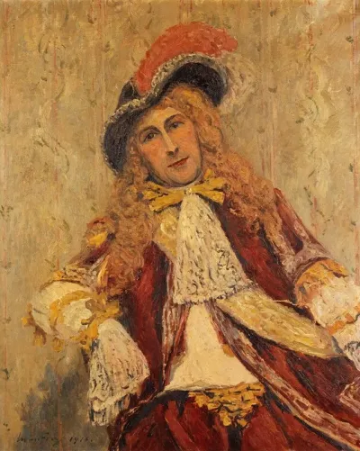 Emile Dehelly 1871 1969 Societaire De La Comedie Francaise En Costume De Scene