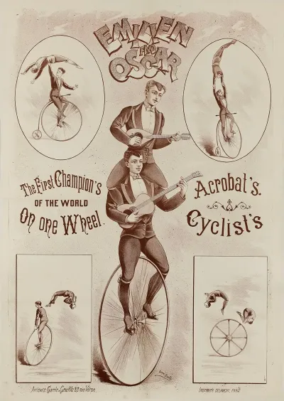 Emilien And Oscar The First Champions Of The World On One Wheel Acrobats Cyclists