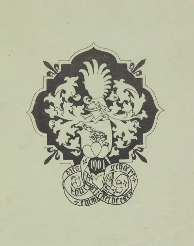 Emmanuel Stickelberger 1884 1962 Ekslibris