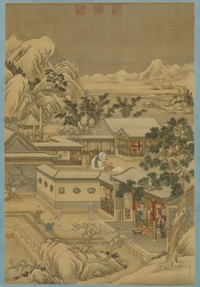 Emperor Qianlong Enjoys New Years Pleasures