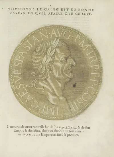 Emperor Vespasianus