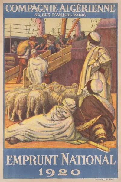 Emprunt National 1920 Compagnie Algerienne