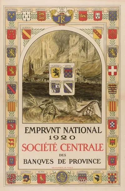 Emprunt National 1920 Societe Centrale Des Banques De Province