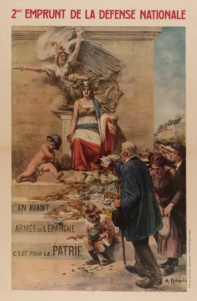 En Avant Armee De Lepargne Cest Pour La Patrie