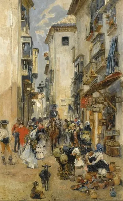 En La Calle Street Scene