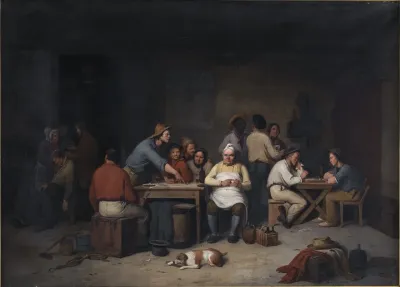 En Scene I Vaertshuset Brokkensbod
