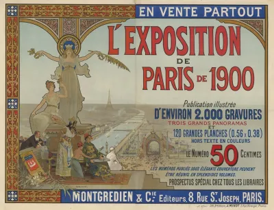 En Vente Partout Lexposition De Paris De 1900 Publication Illustree Denviron 2000 Gravures Le Numero 50 Centimes