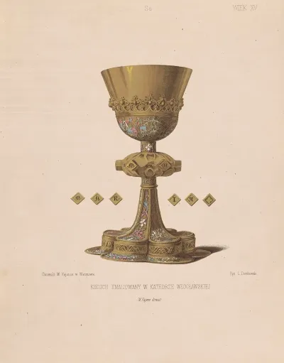 Enameled Chalice In The Wroclaw Cathedral