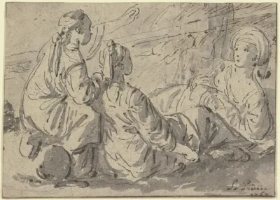 Encamped Oriental Women