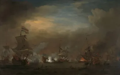 Encounter During The Battle Of Kijkduin