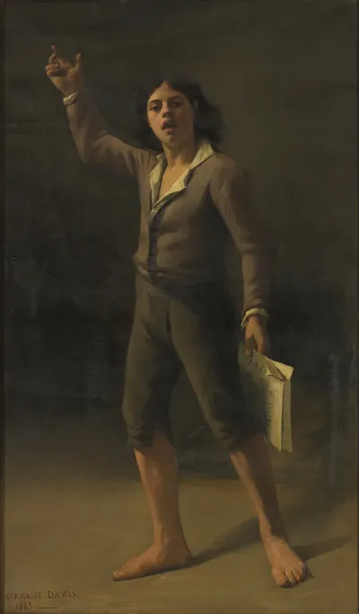 Enfant Du Peuple Criant Une Victoire 1793