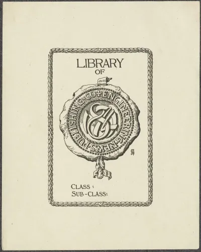 Engineering News Publishing Co Library