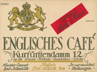 Englisches Cafe Kurfurstendamm 12