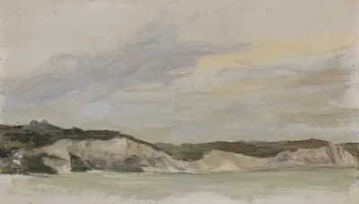 English Coast In Grey