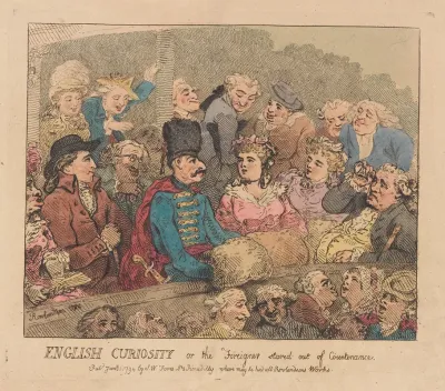 English Curiosity Or The Foreigner Stared Out Of Countenance