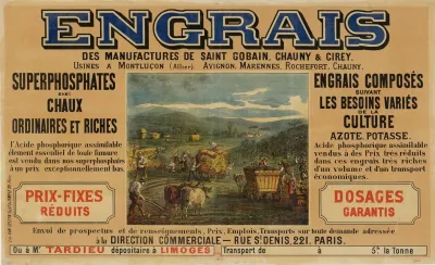 Engrais Des Manufactures De Saint Gobain Chauny Cirey Usines A Montlucon Allier Avignon Marennes Rochefort Chauny